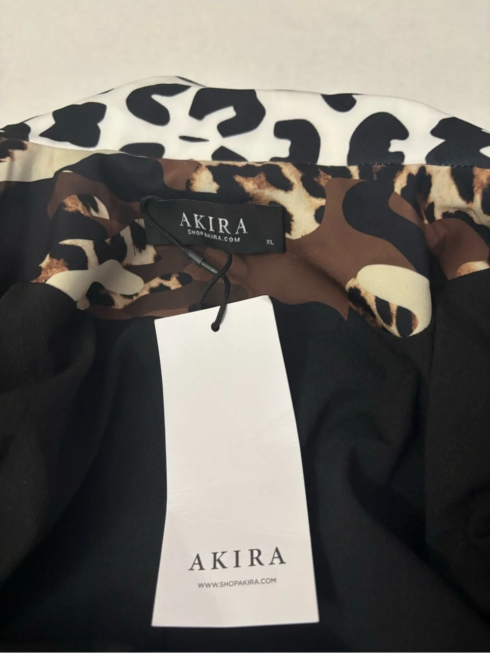 AKIRA BEIBS IN THE TRAP CORSET BLAZER IN PATCHWORK CHEETAH XL - Picture 7 of 13